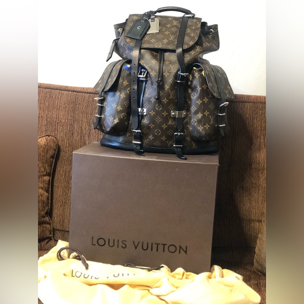 Louis Vuitton Christopher Backpack Macassar (M92295)  The original Christopher